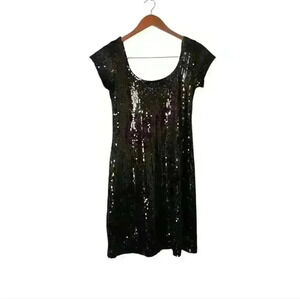 MKM Designs Sequined Dress Black Size Small